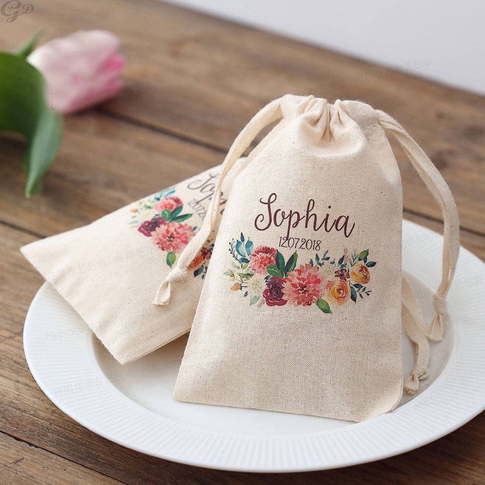Baby Clothing Name - 100pcs 사용자 정의 이름 로고 웨딩
