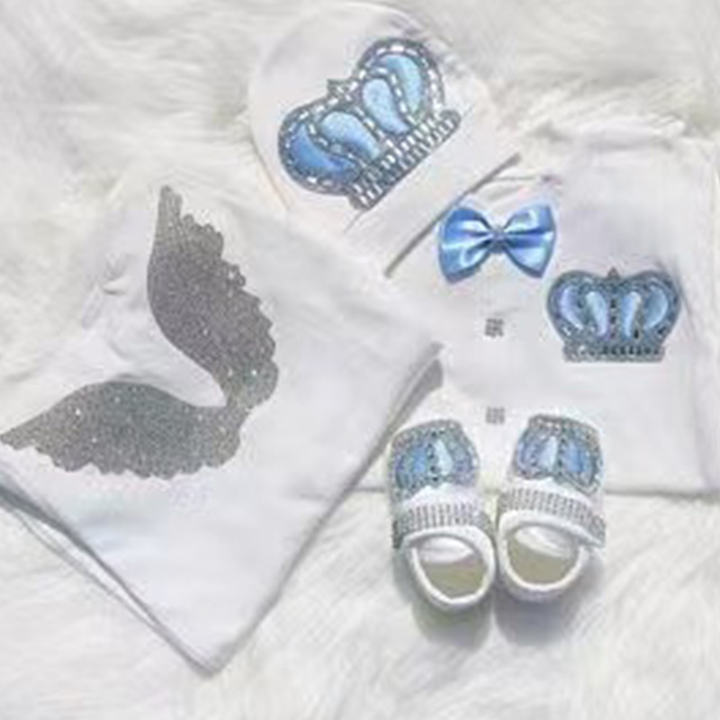 Baby Clothing Name - 4종 웰컴 홈 롬퍼 아기옷 이름