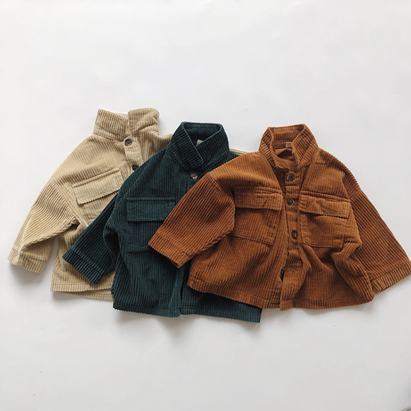 Baby Clothing Japan - 가을 겨울 아기 소년 소녀 코듀로이