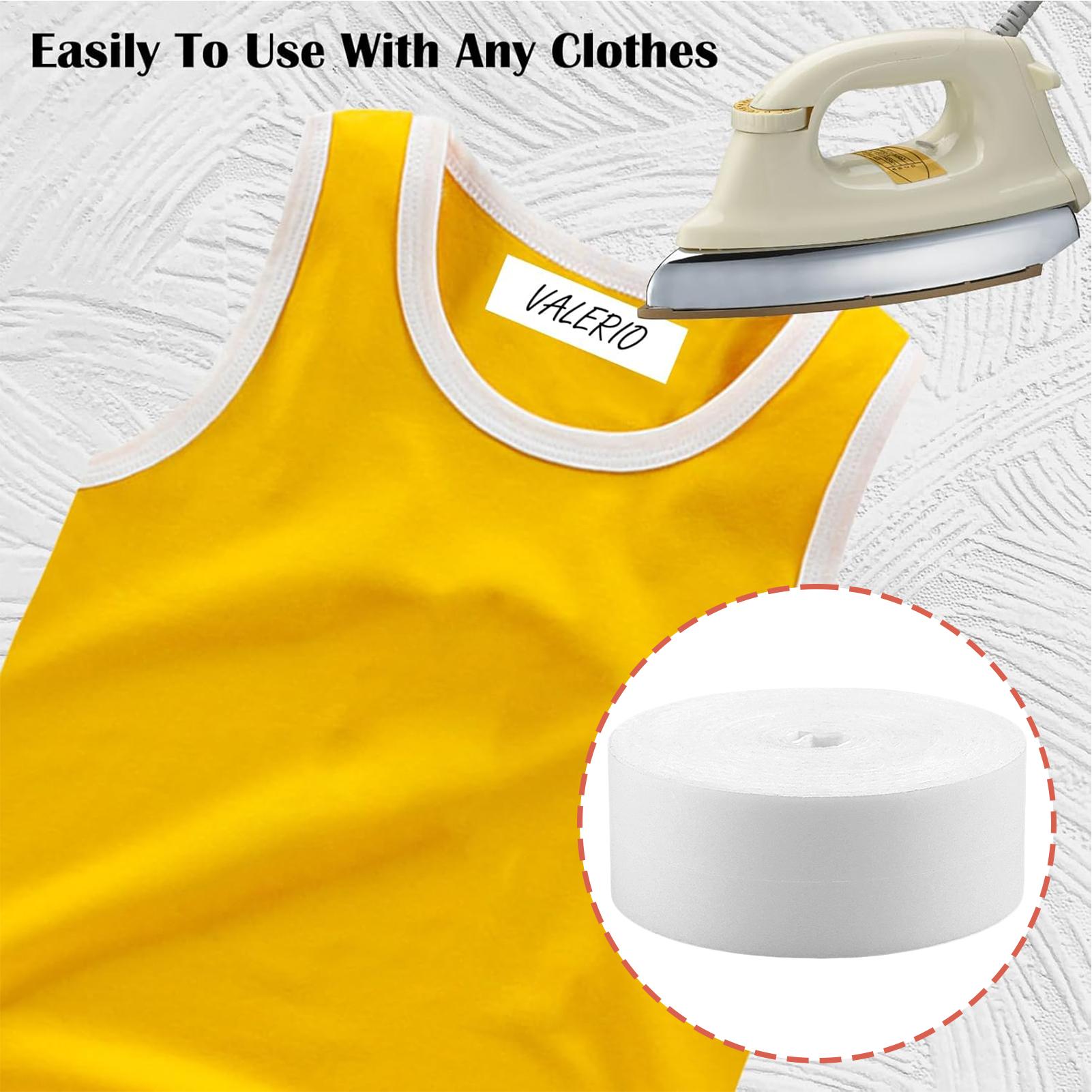 Baby Clothing Name - 의류 이름표 원단용 오래가는 스티커 세탁