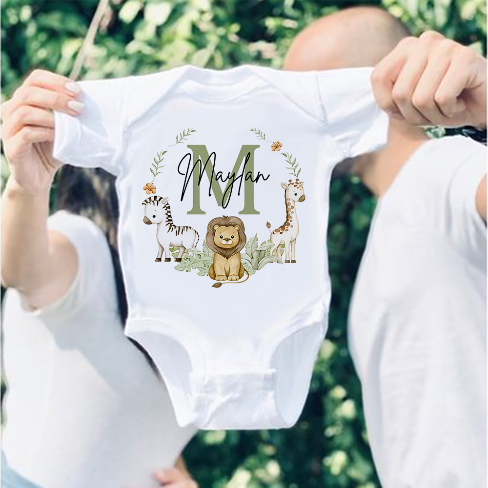 Baby Clothing Name - 개인화 된 아기 Jumpsuit 사용자 정의
