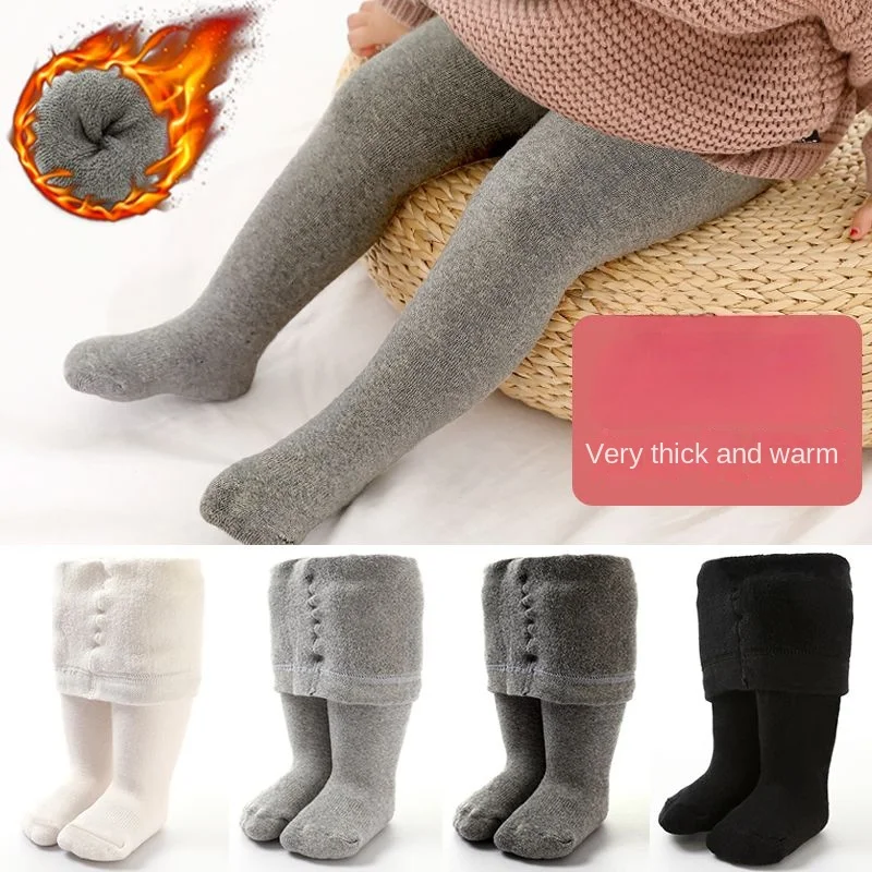 Baby Clothing Deals - 부드러운 코튼 아기 타이츠, 두꺼운 따뜻한