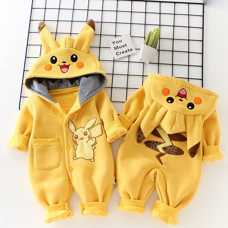 Baby Clothing Japan - 만화 포켓 몬스터 아기 잠옷 신생아