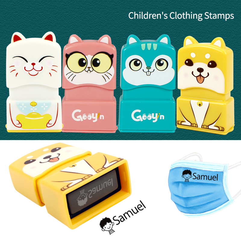 Baby Clothing Name - 맞춤형 이름 스탬프 페인트 개인 학생