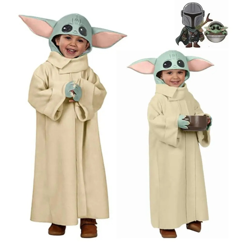 Baby Yoda Clothing - 키즈 베이비 요다 코스프레 의상 귀여운