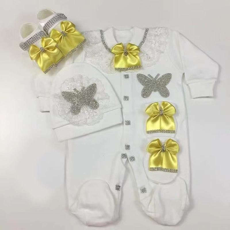 4종 웰컴 홈 롬퍼 아기옷 이름 각인 크라운 장식 아기 - Baby Clothing Name 리뷰 및 가격