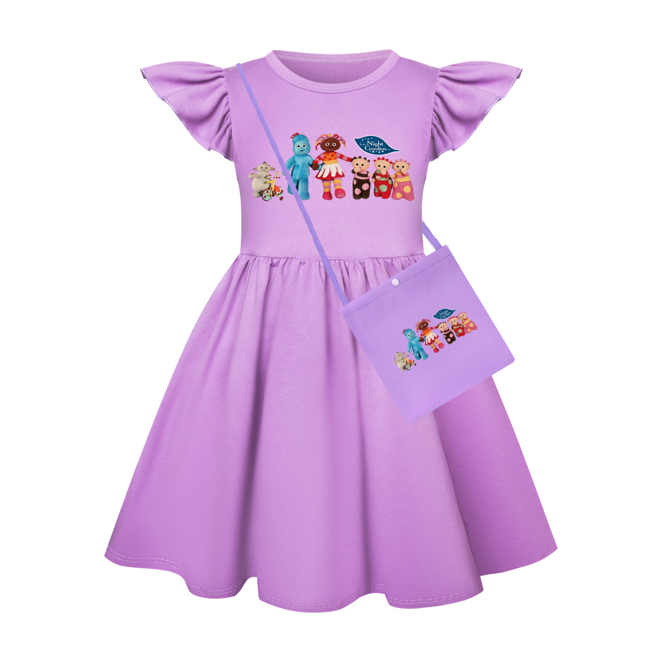 밤의 정원에서 만화 TV 시청하는 아이들 마카 파카 그 - Baby Clothing Night 리뷰 및 가격