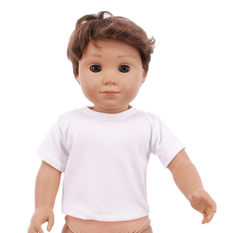 인형 옷 여름 티셔츠 순수 코튼 반팔 수제 솔리드 컬러 - Baby Clothing Deals 리뷰 및 가격