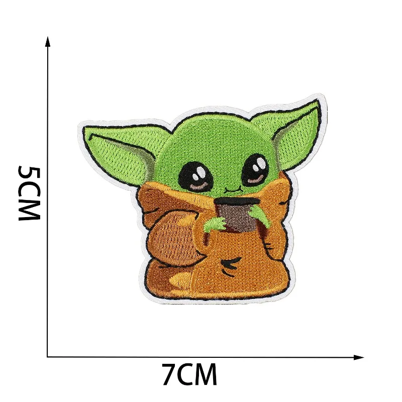 9개 스타워즈 피규어 패치, 의류용 다리미 부착 패치, - Baby Yoda Clothing 리뷰 및 가격