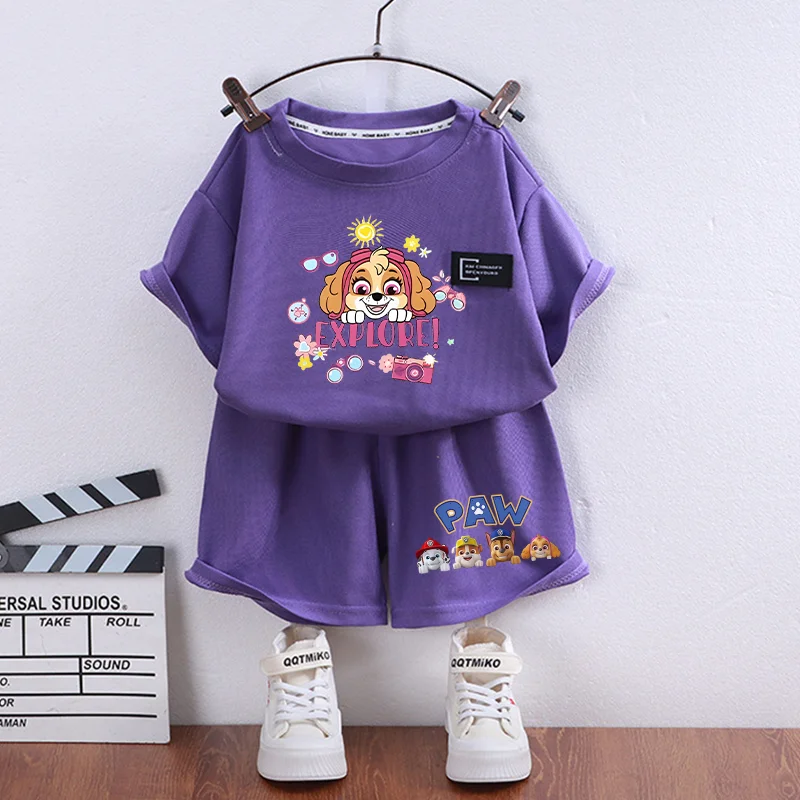 2피스 퍼피파트롤 티셔츠 체이스 스카이 아동용 반팔 반 - Baby Clothing Deals 리뷰 및 가격