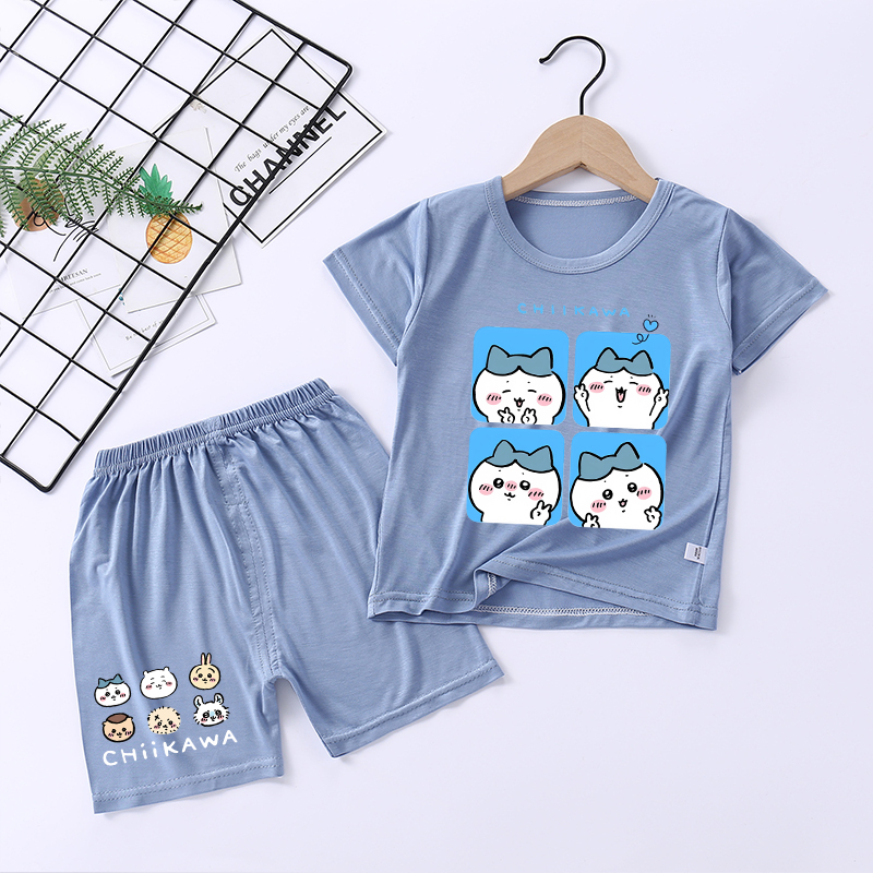 Chiikawas 어린이 잠옷 세트 만화 소녀 소년 잠 - Baby Clothing Deals 리뷰 및 가격